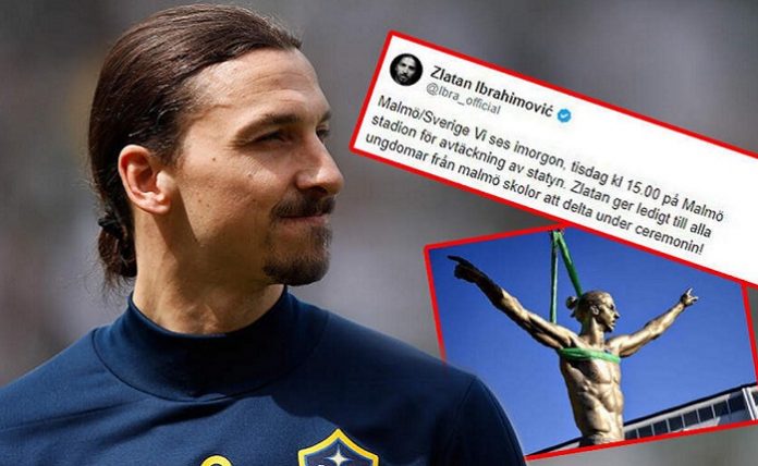 zlatan ibrahimović-statua