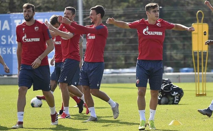 fk crvena zvezda-trening