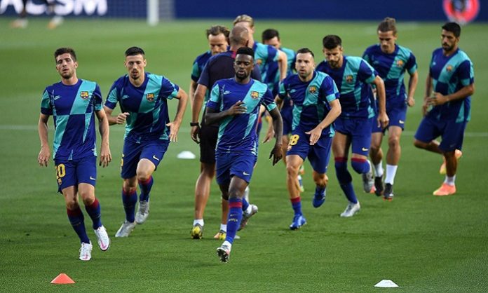 fc-barcelona-training