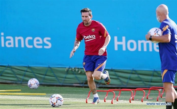 messi-trening barselona