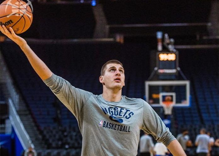 jokic denver nuggets traininig